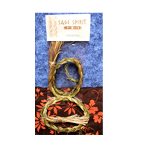Sage Spirit, Smudge Wand Sweetgrass Braid 15 Inches, Sweetgrass Braid 15