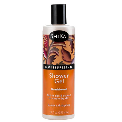 Shikai, Moisturizing Shower Gel, Sandalwood Amber 12 OZ