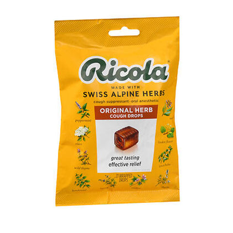 Ricola, Cough Drops Original Herb, 21 Count