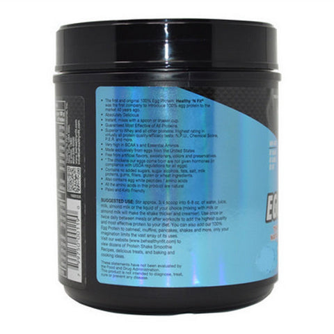 Healthy 'n Fit, 100% Egg Protein Powder, Vanilla, 12 Oz