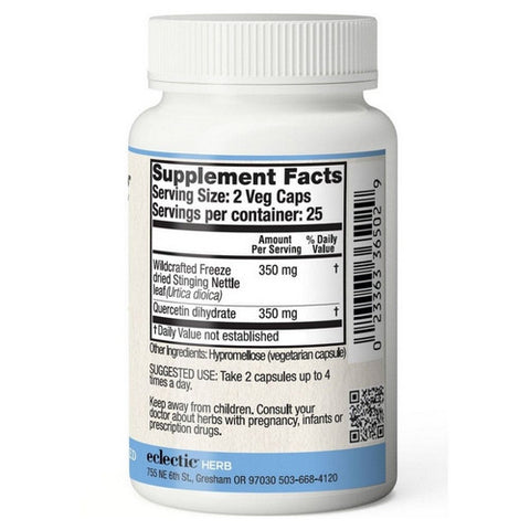 Eclectic Herb, Nettles Quercetin, 50 Caps