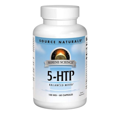 Source Naturals, 5-HTP, 100 mg, 60 Capsules