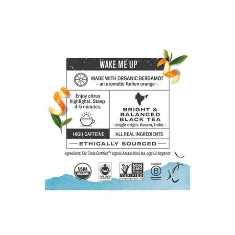 Numi Tea, Aged Earl Grey Black Tea, 18 Bag Numi Tea