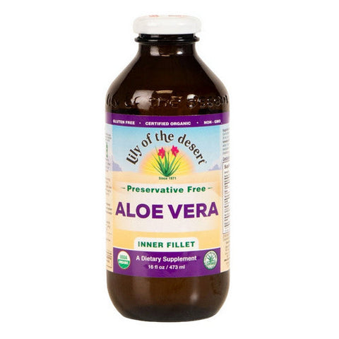 Lily Of The Desert, Organic Aloe Vera Juice Inner Fillet, 16 Oz Lily Of The Desert