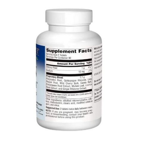 Planetary Herbals, Mullein Lung Complex, 180 Tabs