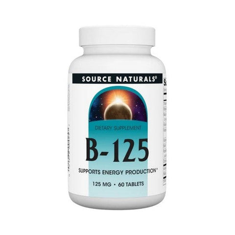 Source Naturals, B-125, 125 mg, 60 Tabs Source Naturals