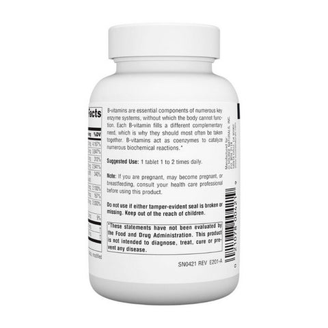 Source Naturals, B-50 Complex, 50 mg, 100 Tabs