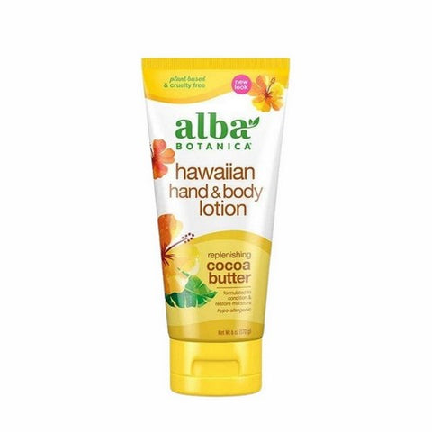 Alba Botanica, Hawaiian Hand & Body Lotion, Cocoa Butter 7 oz