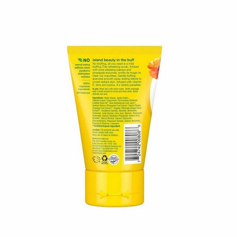Alba Botanica, Hawaiian Pineapple Enzyme Facial Scrub, 4 oz
