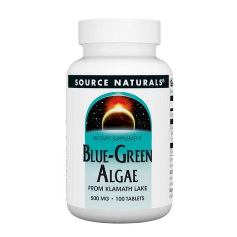 Source Naturals, Blue-Green Algae, 500 MG, 100 Tabs Source Naturals