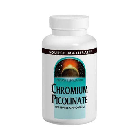 Source Naturals, Chromium Picolinate Yeast Free, 200 Mcg, 240 Tabs