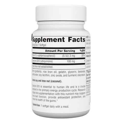 Source Naturals, Coenzyme Q10, 100 mg, 60 Softgel