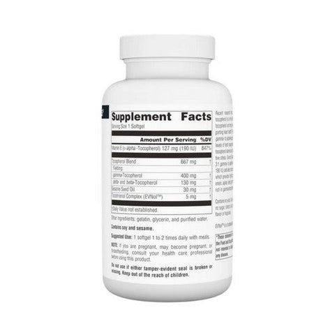 Source Naturals, Gamma E 400 Complex, 120 Softgels Source Naturals