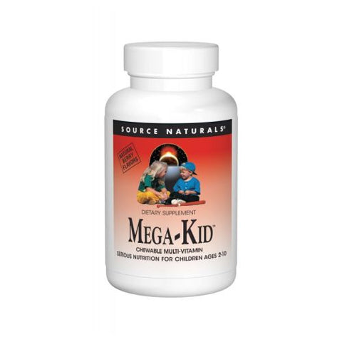 Source Naturals, Megakid Children's Chewable Wafer, 30 W