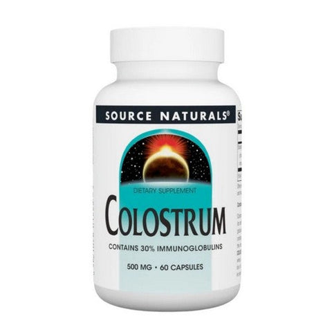 Source Naturals, Colostrum, 500 MG, 60 Caps Source Naturals