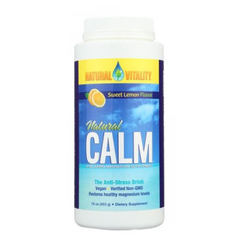Natural Vitality, CALM Sweet Lemon, 16 Oz