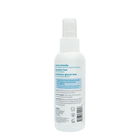 Lafes Natural Body Care, Deodorant Spray 24-Hour Protection Unscented, 4 Oz Lafes Natural Body Care
