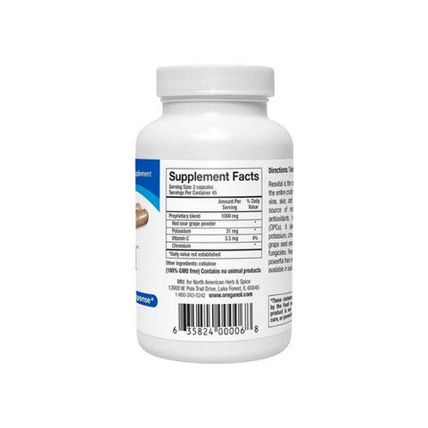 North American Herb & Spice, Resvital, 500 mg, 90 Cap North American Herb & Spice