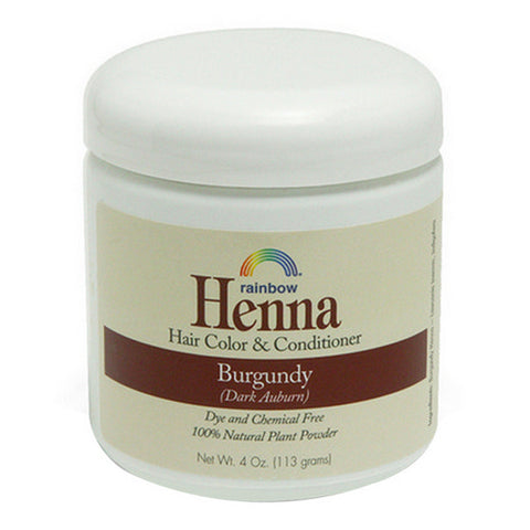 Rainbow Research, Henna Hair Color And Conditioner Burgundy Dark Auburn, PERSIAN BURGUNDY, 4 OZ
