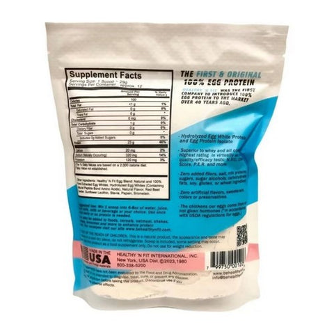 Healthy 'n Fit, 100% Egg Protein Strawberry Passion, 12 Oz