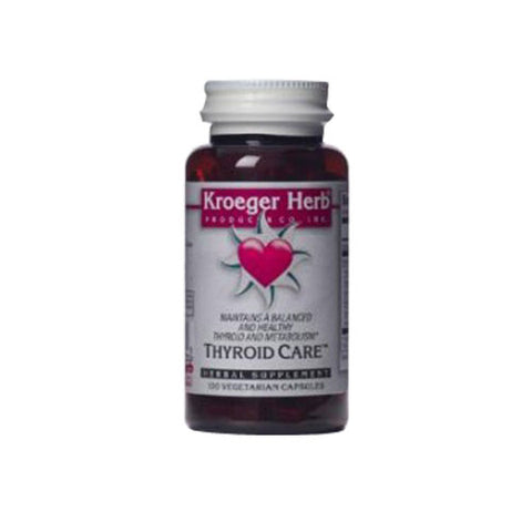 Kroeger Herb, Thyroid Care, 100 VCap