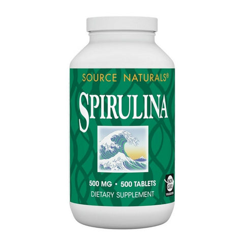 Source Naturals, Spirulina, 500 MG, 500 Tabs
