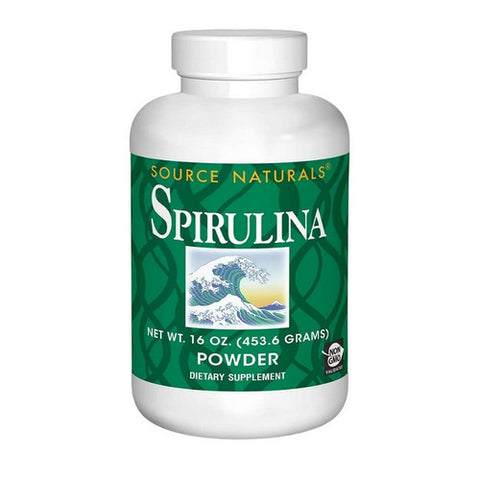 Source Naturals, Spirulina Powder, Powder 16 Oz