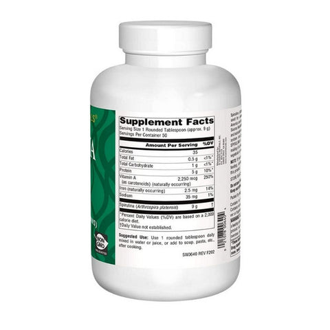 Source Naturals, Spirulina Powder, Powder 16 Oz