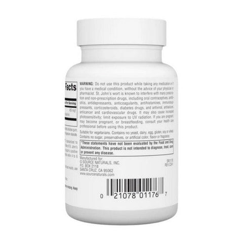 Source Naturals, St. John's Wort, 450 90 Tabs Source Naturals