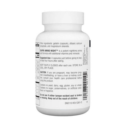 Source Naturals, Super Amino Night, 60 Caps Source Naturals