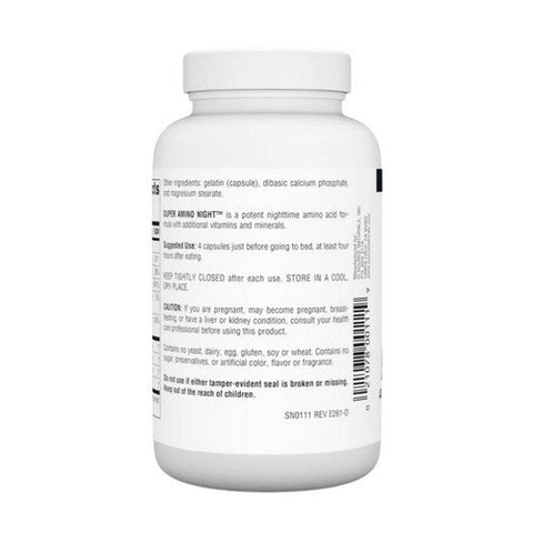Source Naturals, Super Amino Night, 120 Caps Source Naturals