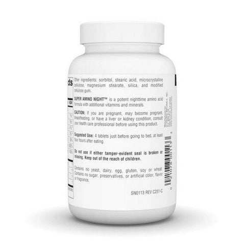 Source Naturals, Super Amino Night, 120 Tabs Source Naturals