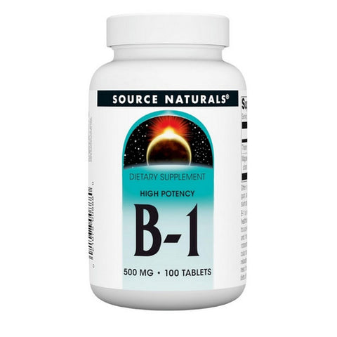 Source Naturals, B-1, 500 mg, 100 Tabs
