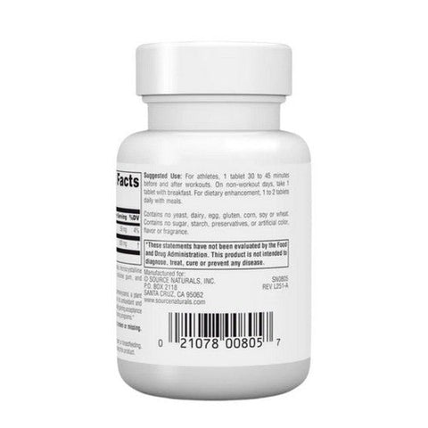 Source Naturals, Athletic Series Trans-Ferulic Acid, 250 MG, 60 Tabs Source Naturals