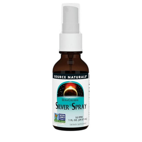 Source Naturals, Ultra Colloidal Silver Throat Spray, 10 ppm, 1 Fl Oz