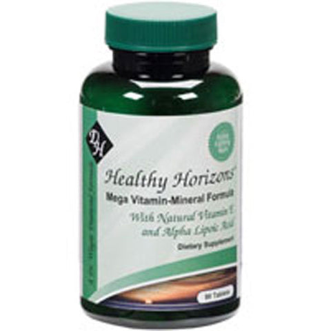 Diamond Herpanacine, Healthy Horizons Mega Vitamin And Mineral Formula, 90 Tablets