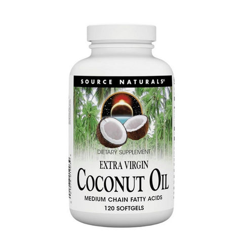 Source Naturals, Extra Virgin Coconut Oil, 120 Softgels