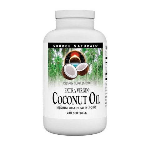 Source Naturals, Extra Virgin Coconut Oil, 240softgels
