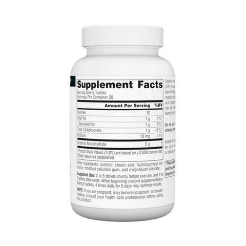 Source Naturals, Creatine, 1000 MG, 100 Tabs Source Naturals