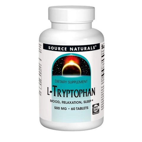 Source Naturals, L-Tryptophan, 500 MG, 60 Tabs