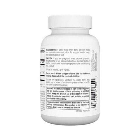 Source Naturals, L-Tryptophan, 500 MG, 120 Tabs Source Naturals