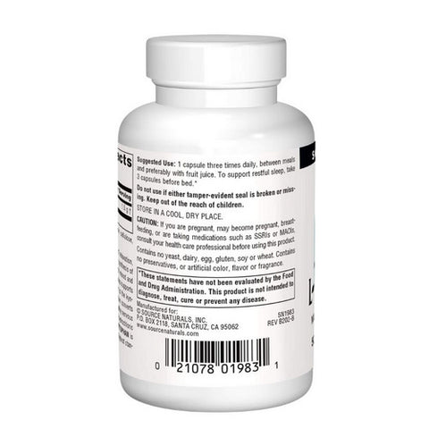 Source Naturals, L-Tryptophan, 500 MG, 30 Caps