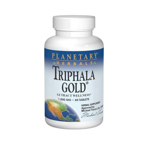 Planetary Herbals, Triphala Gold, 1000 mg, 60 Tabs