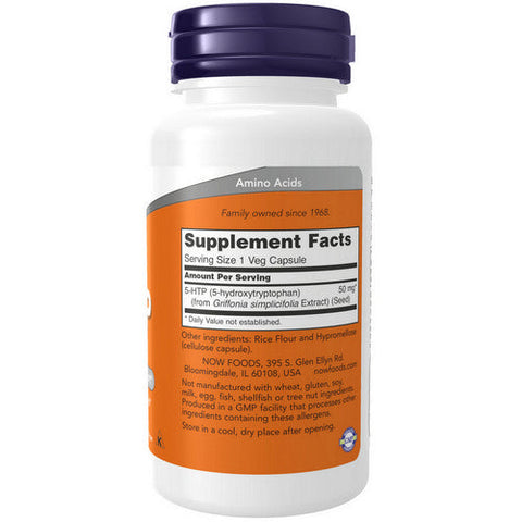 Now Foods, 5-HTP, 50 mg, 90 Caps Now Foods