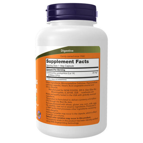 Now Foods, Acidophilus, 2 Billion, 250 Veg Caps Now Foods