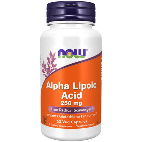 Now Foods, ALPHA LIPOIC ACID, 250 mg, 60 Caps