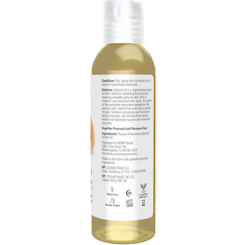 Now Foods, Apricot Kernel Oil, 4 OZ