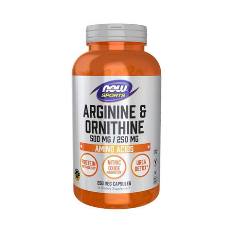 Now Foods, Arginine & Ornithine, 250 Caps
