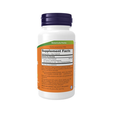Now Foods, Astragalus, 500 mg, 90 Vcaps