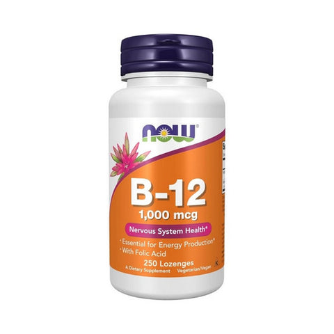 Now Foods, B-12, 1000 mcg, 250 Lozenges